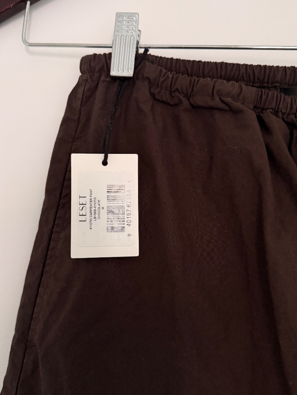 LESET Kyoto Carpenter Pant — Chocolate, M | New with tags, not accepting offers - Picture 3 of 6